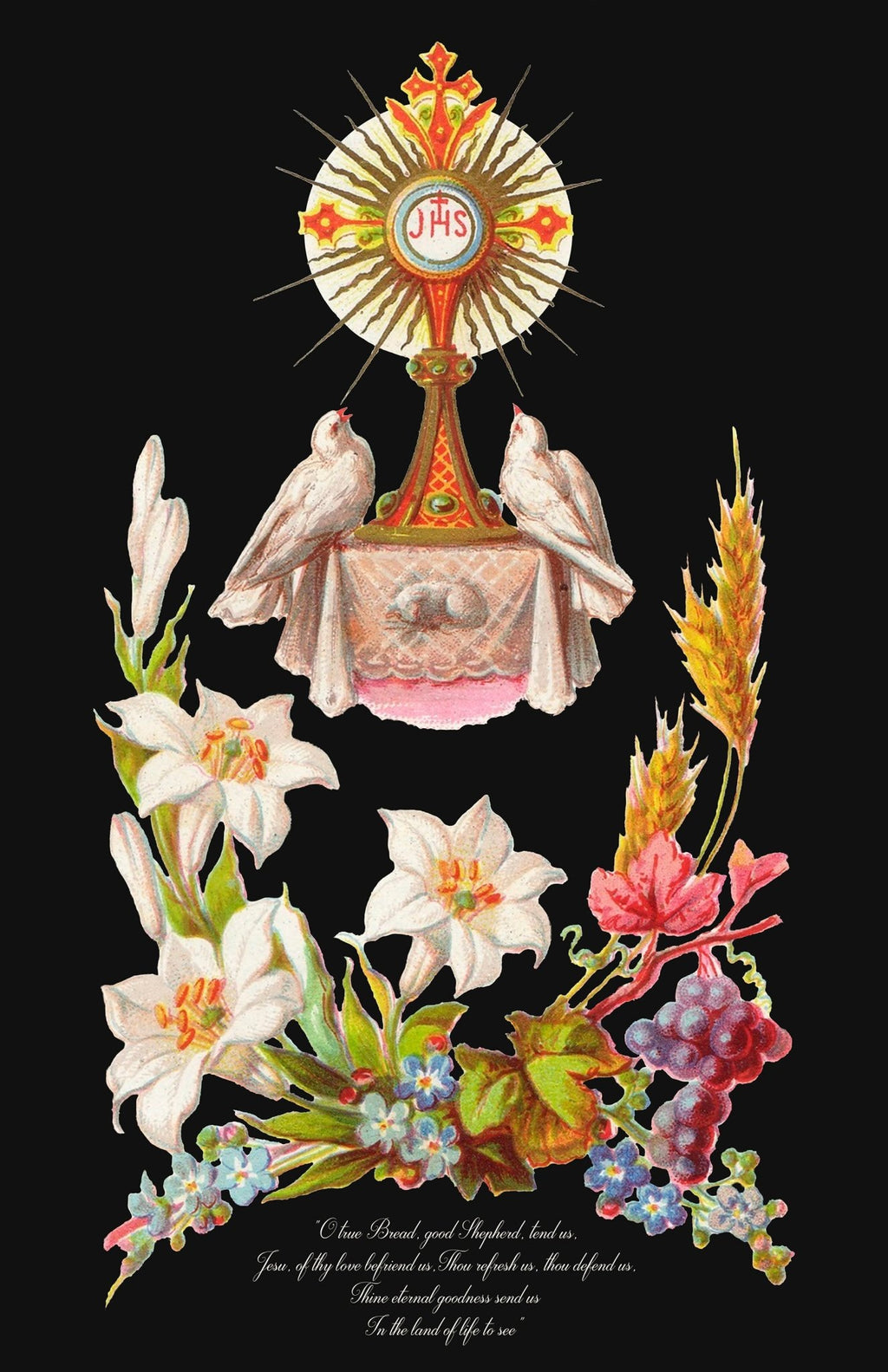 Blessed Sacrament of the Altar: "O True Bread" T-Shirt - Catholicamtees