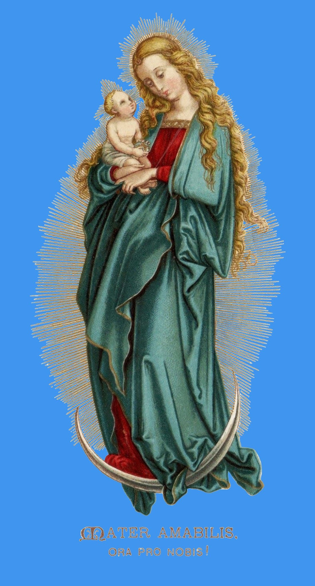 Blessed Virgin Mary - Mater Amabilis T-Shirt - Catholicamtees