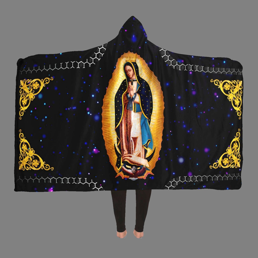 Our Lady of Guadalupe Hooded Blanket™ - Manta con Capucha Nuestra Señora de Guadalupe™ - Catholicamtees