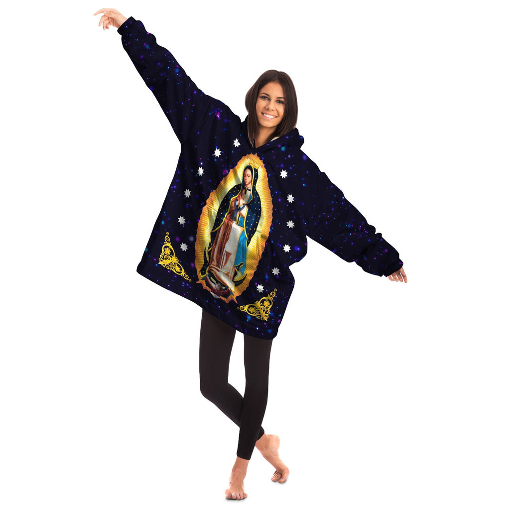 Our Lady of Guadalupe Snug Blanket Hoodie - Nuestra Señora de Guadalupe "Snug" Manta Sudadera - Catholicamtees