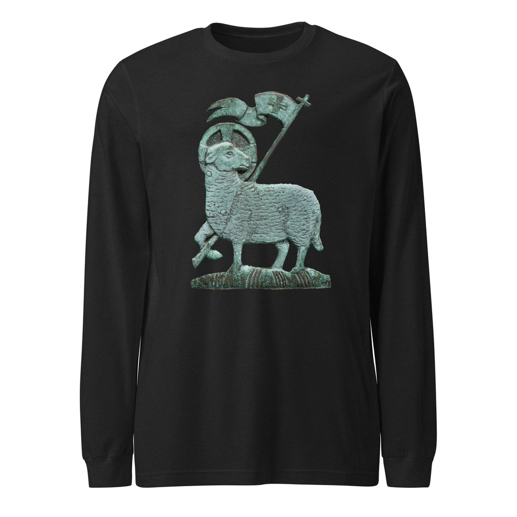 Agnus Dei Metalwork Long Sleeve Tee - Catholicamtees