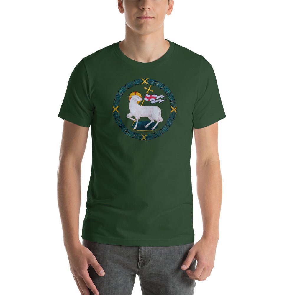 Agnus Dei with Wreath T-Shirt - Catholicamtees