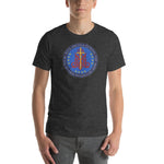 Load image into Gallery viewer, Ave Maria Monogram T-Shirt - Catholicamtees
