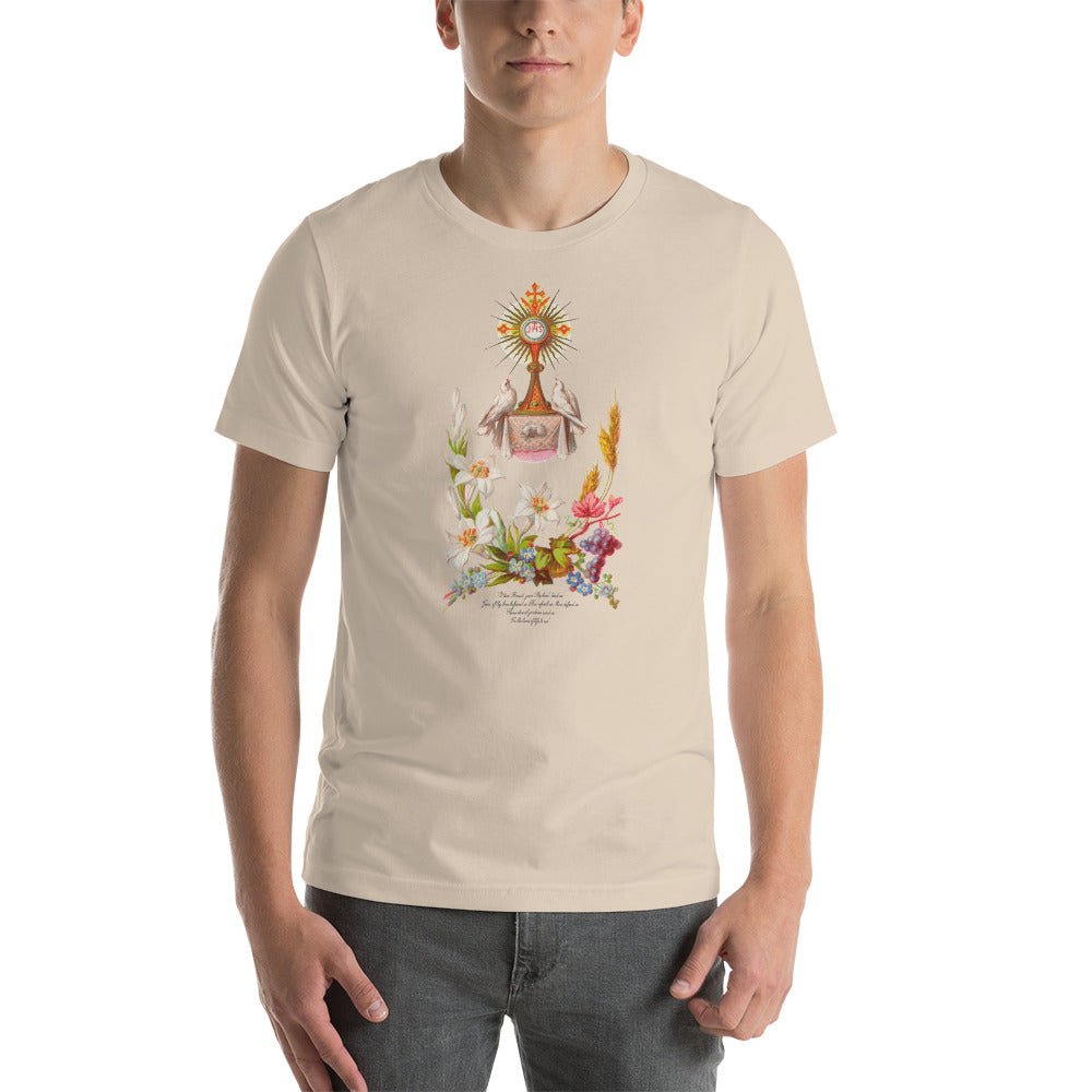 Blessed Sacrament of the Altar: "O True Bread" T-Shirt - Catholicamtees