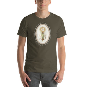 Blessed Sacrament with Anchor and Doves T-Shirt - Catholicamtees
