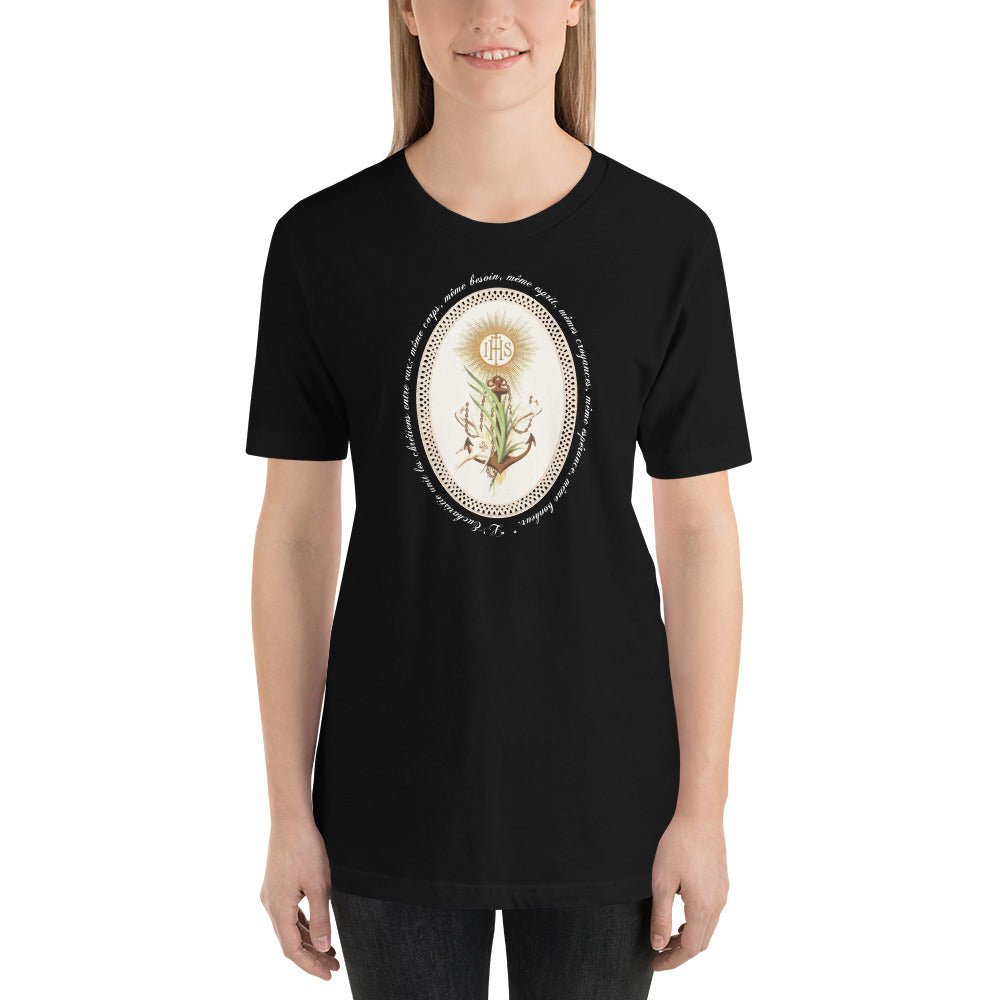 Blessed Sacrament with Anchor and Doves T-Shirt - Catholicamtees