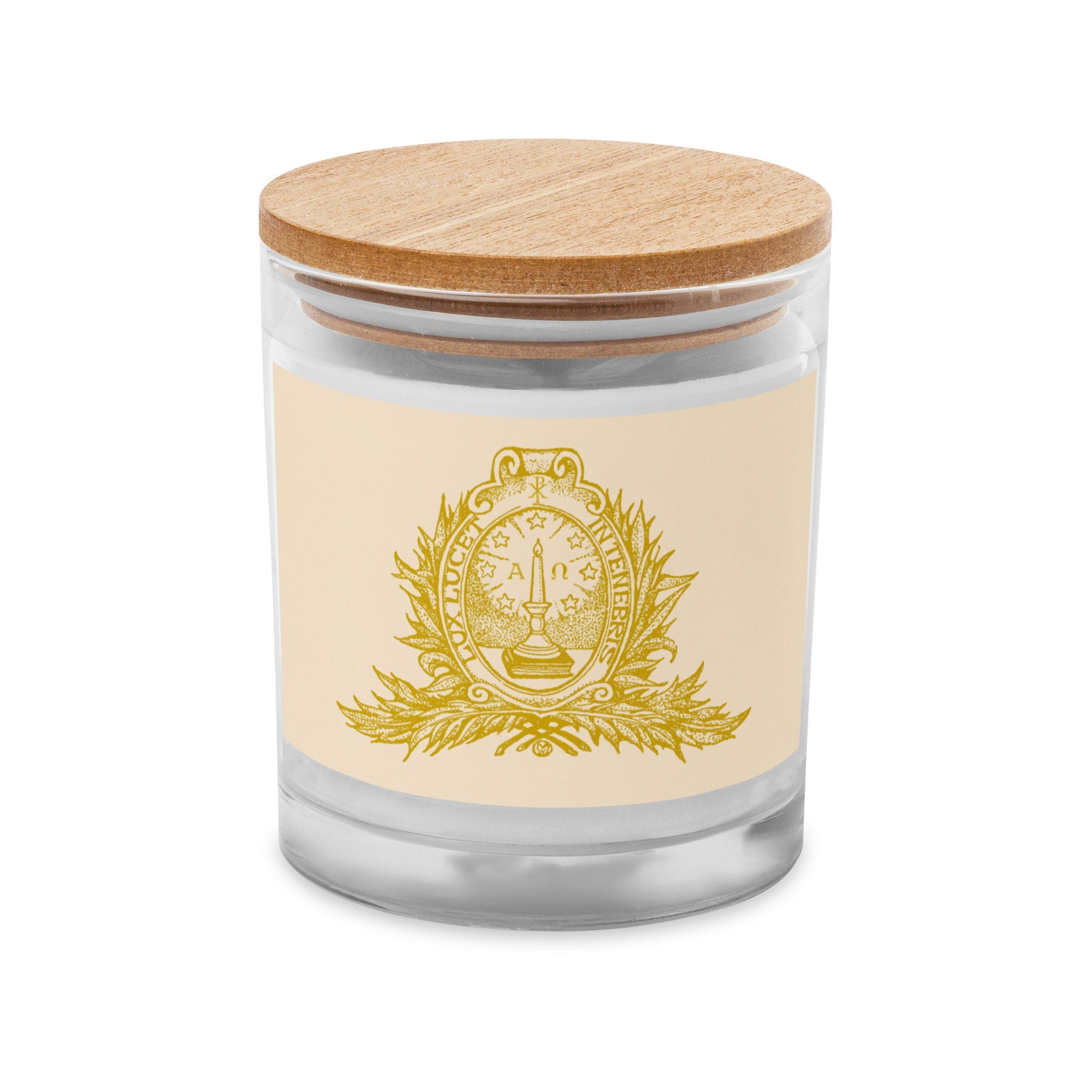 Christ is the Light that shines in the darkness Glass jar candle - Catholicamtees