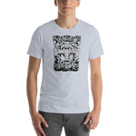 Load image into Gallery viewer, Cross and Crown Stonework T-Shirt - Catholicamtees
