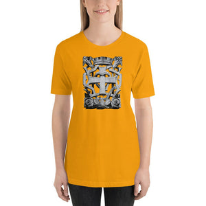 Cross and Crown Stonework T-Shirt - Catholicamtees