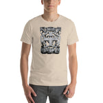 Load image into Gallery viewer, Cross and Crown Stonework T-Shirt - Catholicamtees
