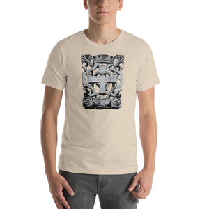 Cross and Crown Stonework T-Shirt - Catholicamtees