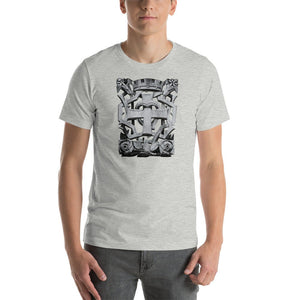 Cross and Crown Stonework T-Shirt - Catholicamtees