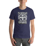 Load image into Gallery viewer, Cross and Crown Stonework T-Shirt - Catholicamtees
