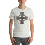 Load image into Gallery viewer, Granite Celtic Cross Lightweight T-Shirt - Catholicamtees
