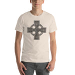 Load image into Gallery viewer, Granite Celtic Cross Lightweight T-Shirt - Catholicamtees
