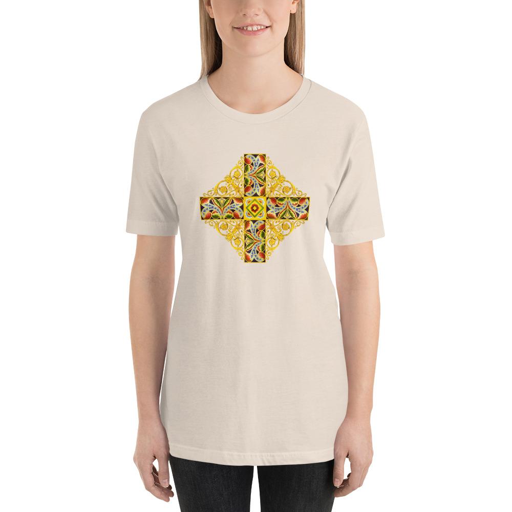 High Altar Reredos Detail Cross Unisex T-Shirt - Catholicamtees