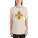 Load image into Gallery viewer, High Altar Reredos Detail Cross Unisex T-Shirt - Catholicamtees
