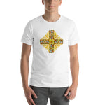 Load image into Gallery viewer, High Altar Reredos Detail Cross Unisex T-Shirt - Catholicamtees
