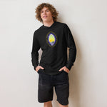 Load image into Gallery viewer, House of Initia Nova Hooded Long Sleeve Tee - Catholicamtees
