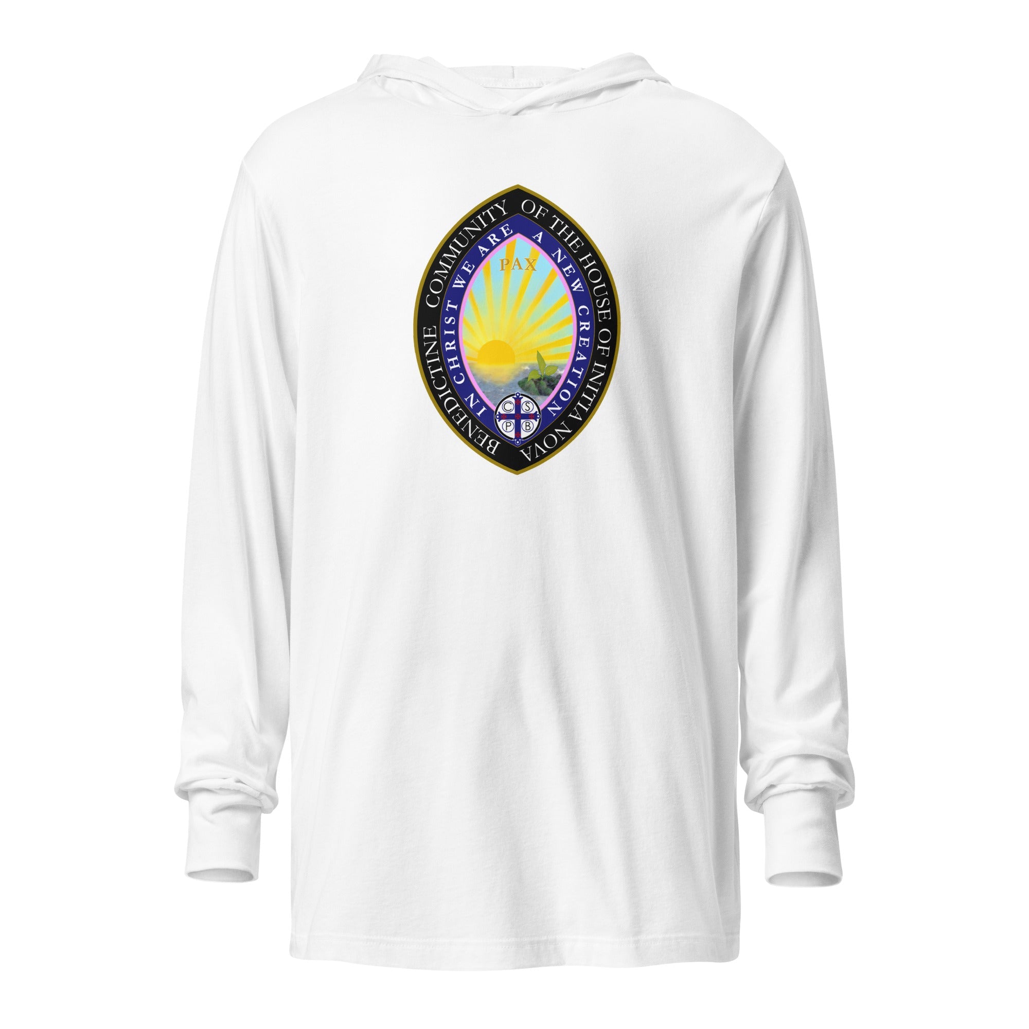 House of Initia Nova Hooded Long Sleeve Tee - Catholicamtees