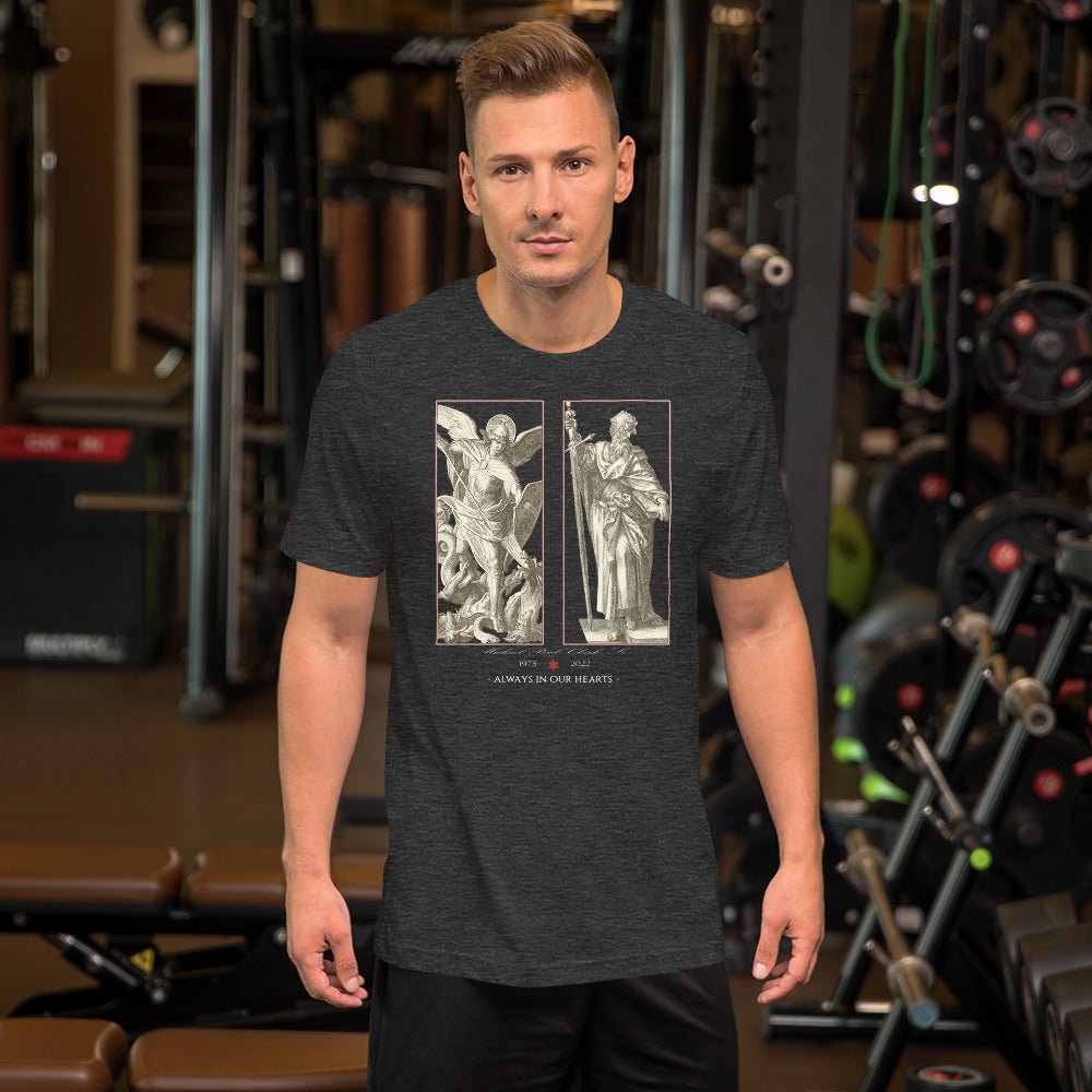 Memorial T-Shirt for Michael Paul Clark, Sr. R.I.P. - Catholicamtees