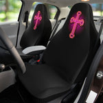 Load image into Gallery viewer, Neon Cross Car Seat Cover - Catholicamtees
