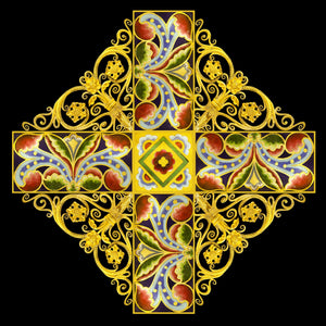 Ornate Cross T-Shirt - Catholicamtees