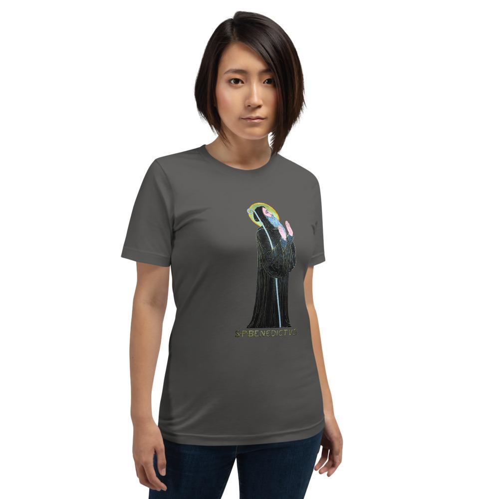 Our Holy Father Saint Benedict Soft and Lightweight Unisex T-Shirt - Catholicamtees