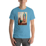 Load image into Gallery viewer, Our Lady of Guadalupe with St. Juan Diego - Catholicamtees
