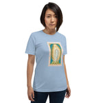 Load image into Gallery viewer, Our Lady of the Immaculate Conception Lace Holy Card Soft and Lightweight Unisex T-Shirt - Catholicamtees
