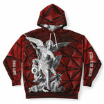 Load image into Gallery viewer, Red Private Listing Fashion Plus-size Hoodie - AOP - Catholicamtees
