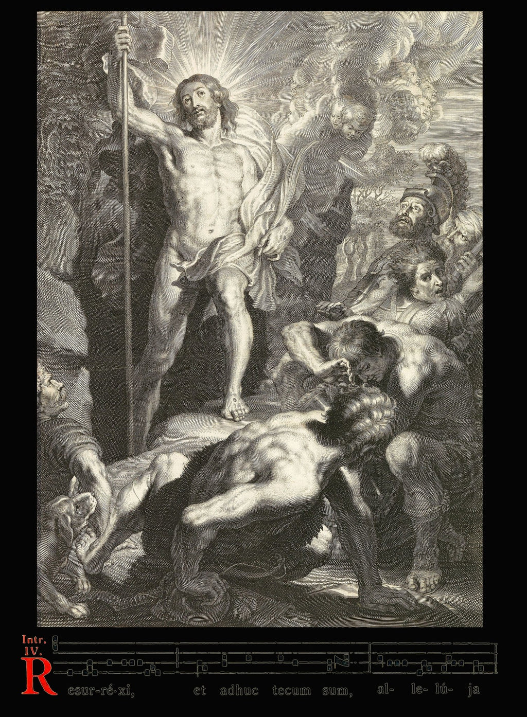 Resurrection of Our Lord Jesus Christ Dutch Engraving T-Shirt - Catholicamtees