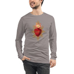 Load image into Gallery viewer, Sacred Heart of Jesus Long Sleeve Tee - Catholicamtees
