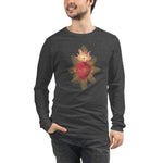 Load image into Gallery viewer, Sacred Heart of Jesus Long Sleeve Tee - Catholicamtees
