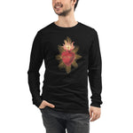 Load image into Gallery viewer, Sacred Heart of Jesus Long Sleeve Tee - Catholicamtees
