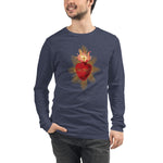 Load image into Gallery viewer, Sacred Heart of Jesus Long Sleeve Tee - Catholicamtees
