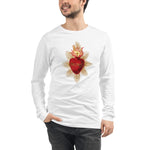 Load image into Gallery viewer, Sacred Heart of Jesus Long Sleeve Tee - Catholicamtees
