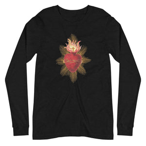 Sacred Heart of Jesus Long Sleeve Tee - Catholicamtees