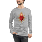 Load image into Gallery viewer, Sacred Heart of Jesus Long Sleeve Tee - Catholicamtees

