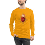 Load image into Gallery viewer, Sacred Heart of Jesus Long Sleeve Tee - Catholicamtees
