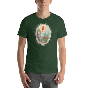 Sacred Heart of Jesus "Sicut cervus desiderat" T-Shirt - Catholicamtees