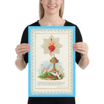 Load image into Gallery viewer, Sacred Heart of Jesus with quote from St. Thérèse&#39;s &quot;Story of a Soul&quot; Poster - Catholicamtees
