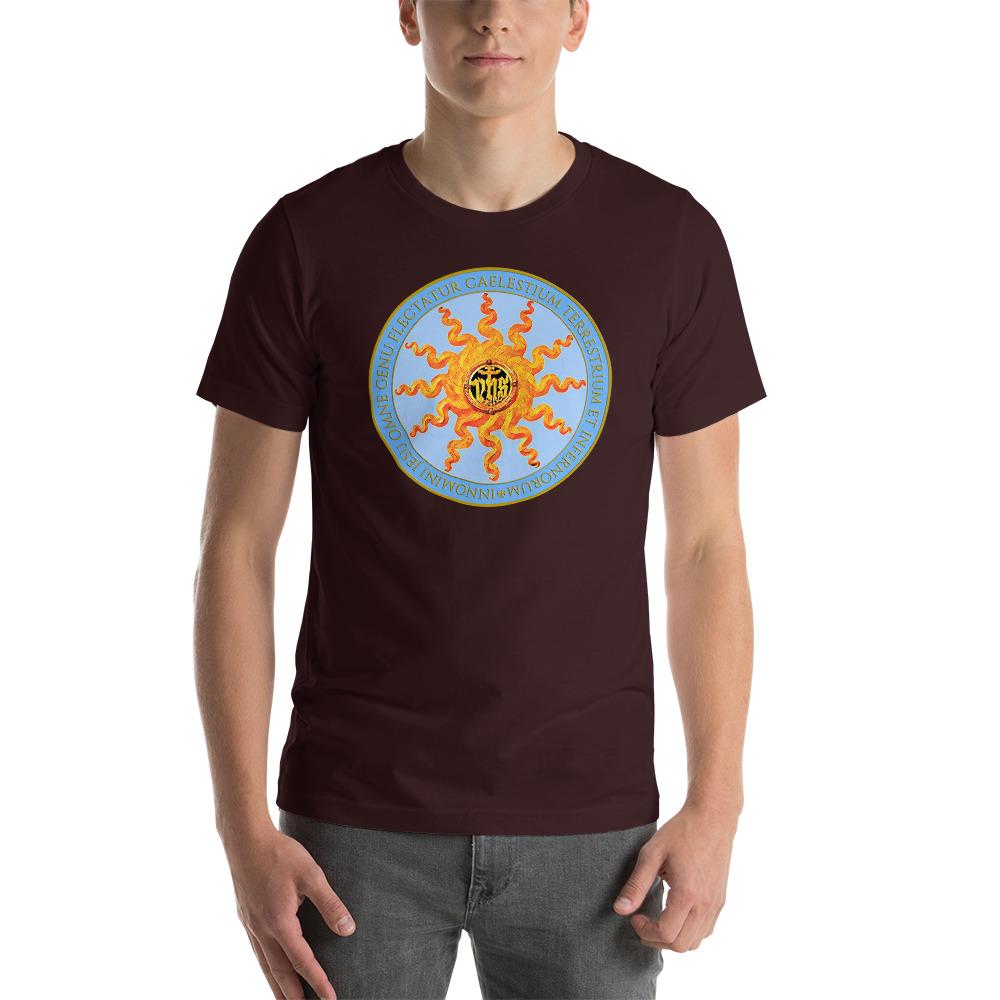 Sacred Name of Jesus Emblem Lightweight T-Shirt - Catholicamtees