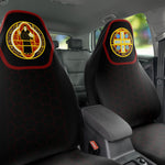 Load image into Gallery viewer, Saint Benedict Medal Car Seat Covers - Catholicamtees

