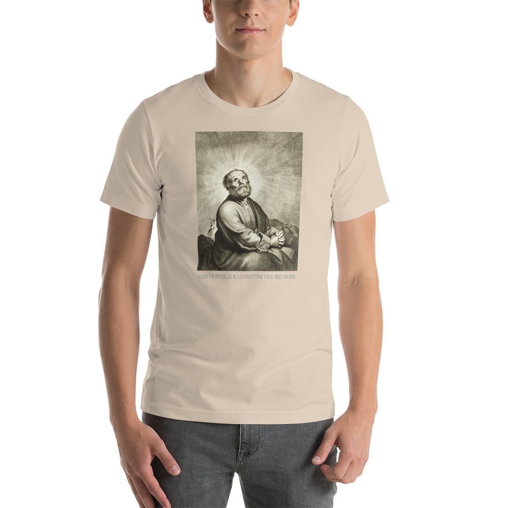Saint Peter, Contrite of Heart T-Shirt - Catholicamtees