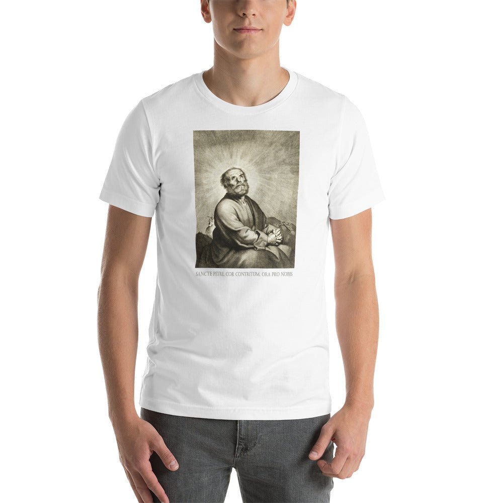 Saint Peter, Contrite of Heart T-Shirt - Catholicamtees