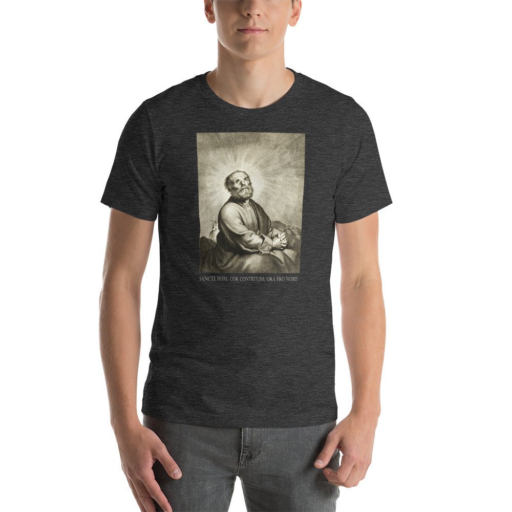 Saint Peter, Contrite of Heart T-Shirt - Catholicamtees