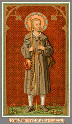 Load image into Gallery viewer, St. Benedict Joseph Labre Holy Card Youth T-Shirt - Catholicamtees

