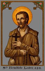 Load image into Gallery viewer, St. Benedict Joseph Labre Youth T-Shirt - Catholicamtees

