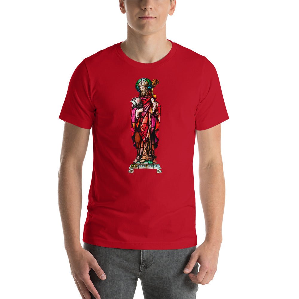 St. Brendan the Navigator Stained Glass T-Shirt - Catholicamtees